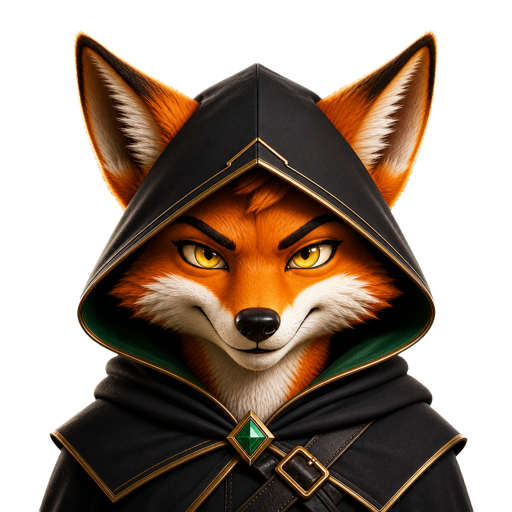 Hood Fox — black hood